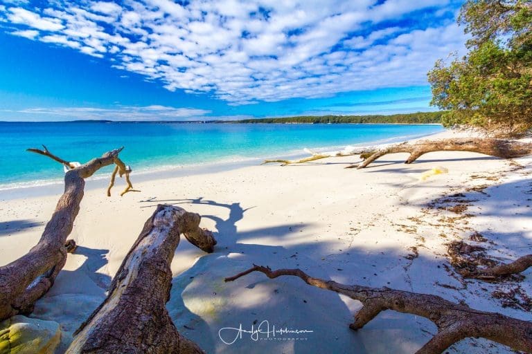 Glorious Scottish Rocks in Jervis Bay is a stunning white sand beach located in the Booderee National Park