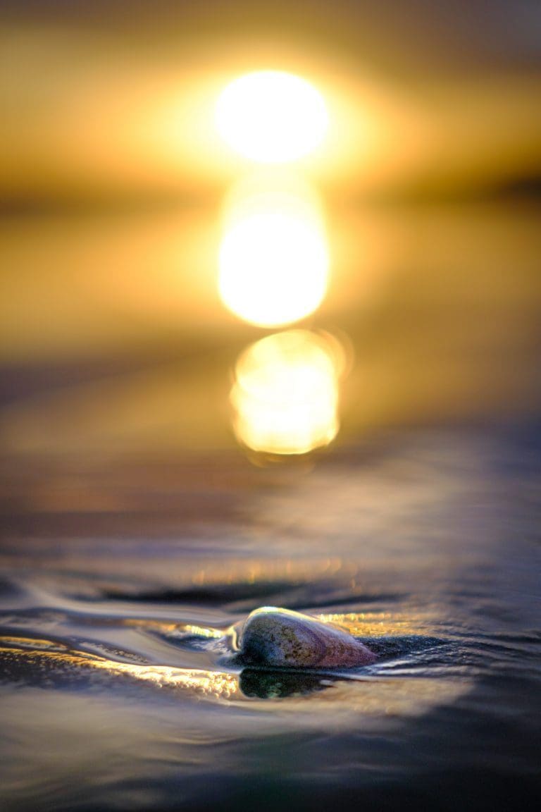 Abstract Sunset at Gerroa landscape photography by Andy Hutchinson