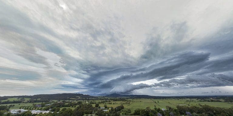 Storm cell over berry by Andy Hutchinson