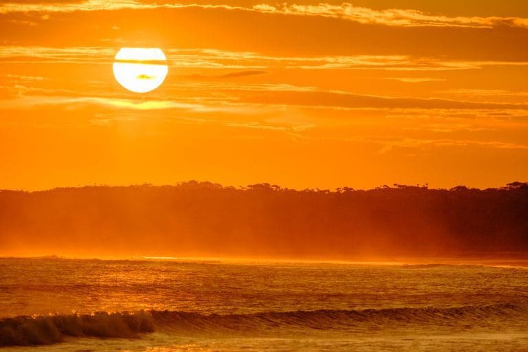 Gerroa seven mile beach sunset landscape photography by Andy hutchinson print stock licence license