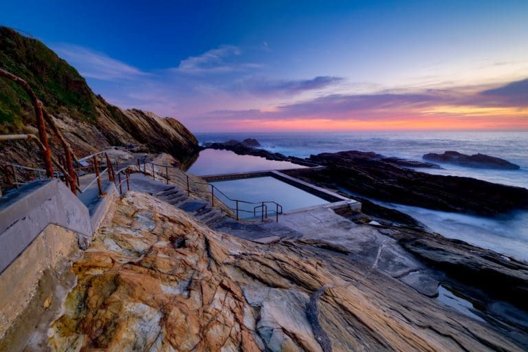 sunrise bermagui bega landscape photography andy hutchinson south coast nsw print licence license stock