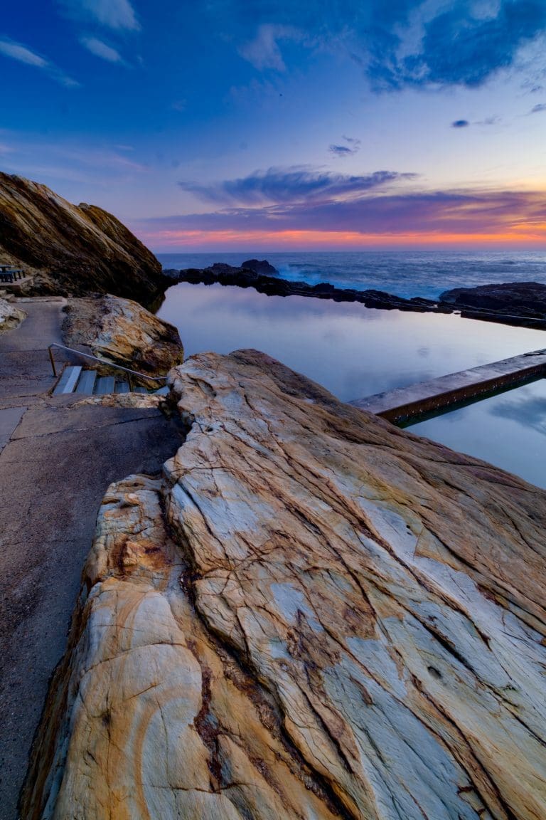 sunrise bermagui bega landscape photography andy hutchinson south coast nsw print licence license stock