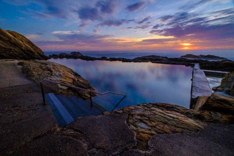 sunrise bermagui bega landscape photography andy hutchinson south coast nsw print licence license stock